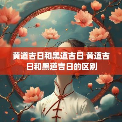 黄道吉日和黑道吉日 黄道吉日和黑道吉日的区别