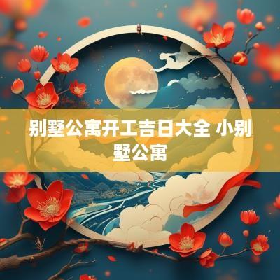 别墅公寓开工吉日大全 小别墅公寓