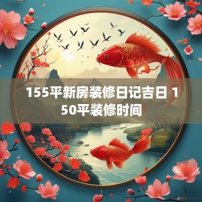 155平新房装修日记吉日 150平装修时间