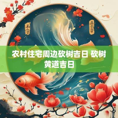 农村住宅周边砍树吉日 砍树黄道吉日