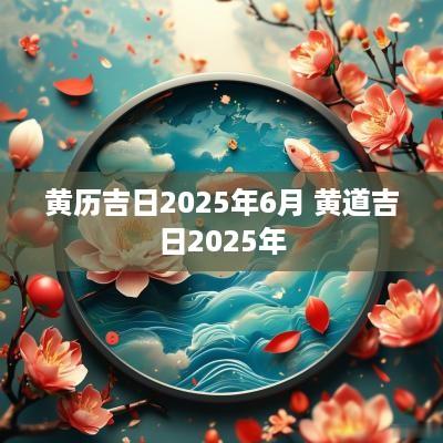 黄历吉日2025年6月 黄道吉日2025年