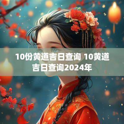 10份黄道吉日查询 10黄道吉日查询2025年