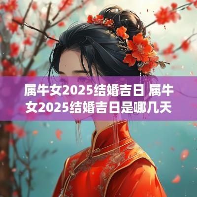 属牛女2025结婚吉日 属牛女2025结婚吉日是哪几天