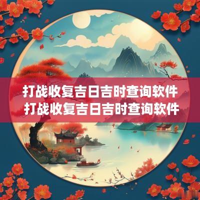打战收复吉日吉时查询软件 打战收复吉日吉时查询软件免费
