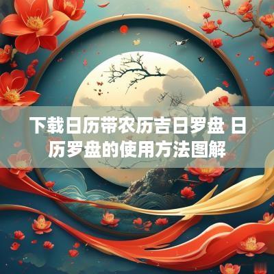 下载日历带农历吉日罗盘 日历罗盘的使用方法图解