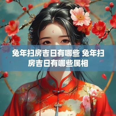 蛇年扫房吉日有哪些 蛇年扫房吉日有哪些属相