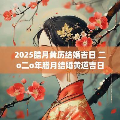 2025腊月黄历结婚吉日 二o二o年腊月结婚黄道吉日