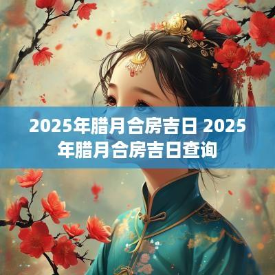 2025年腊月合房吉日 2025年腊月合房吉日查询