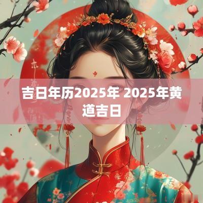 吉日年历2025年 2025年黄道吉日