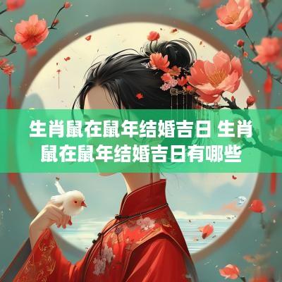 生肖鼠在蛇年结婚吉日 生肖鼠在蛇年结婚吉日有哪些