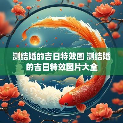 测结婚的吉日特效图 测结婚的吉日特效图片大全