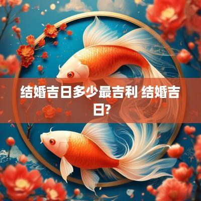 结婚吉日多少最吉利 结婚吉日?