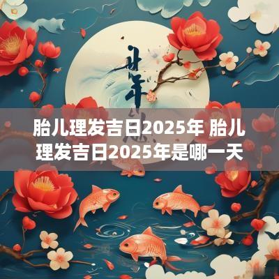 胎儿理发吉日2025年 胎儿理发吉日2025年是哪一天