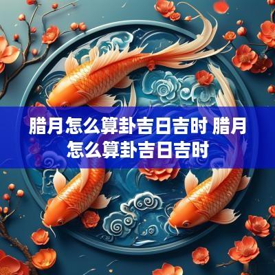 腊月怎么算卦吉日吉时 腊月怎么算卦吉日吉时