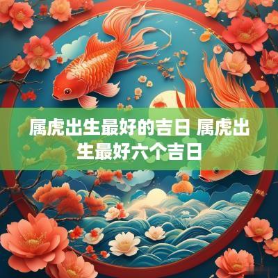 属虎出生最好的吉日 属虎出生最好六个吉日