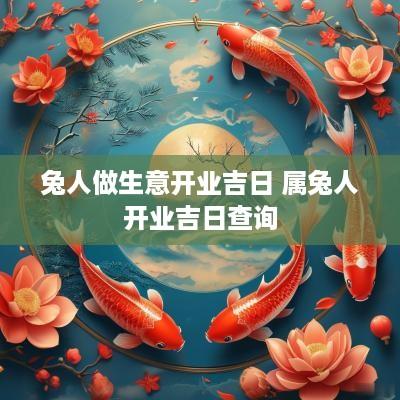 兔人做生意开业吉日 属兔人开业吉日查询