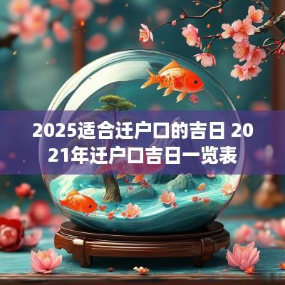 2025适合迁户口的吉日 2025年迁户口吉日一览表