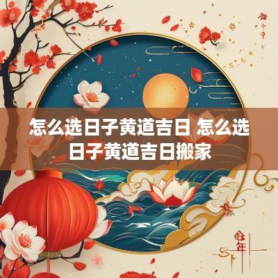 怎么选日子黄道吉日 怎么选日子黄道吉日搬家