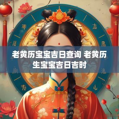 老黄历宝宝吉日查询 老黄历生宝宝吉日吉时