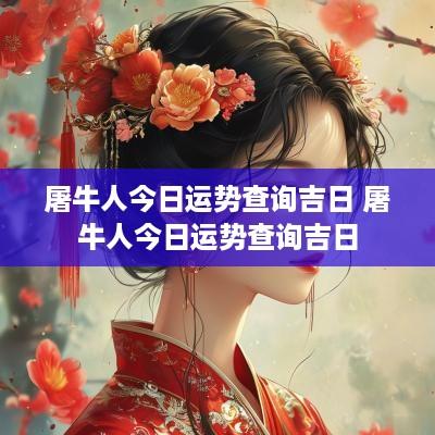 屠牛人今日运势查询吉日 屠牛人今日运势查询吉日
