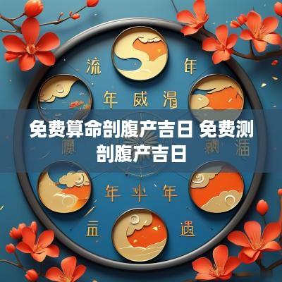 免费算命剖腹产吉日 免费测剖腹产吉日