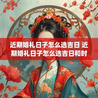 近期婚礼日子怎么选吉日 近期婚礼日子怎么选吉日和时辰