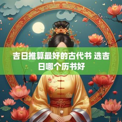 吉日推算最好的古代书 选吉日哪个历书好