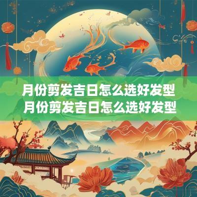 月份剪发吉日怎么选好发型 月份剪发吉日怎么选好发型图片