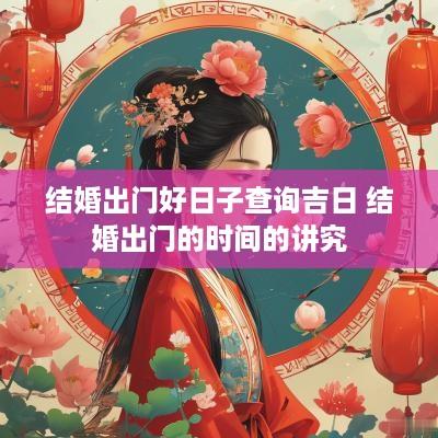 结婚出门好日子查询吉日 结婚出门的时间的讲究