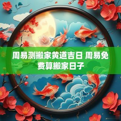 周易测搬家黄道吉日 周易免费算搬家日子