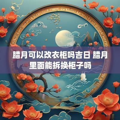 腊月可以改衣柜吗吉日 腊月里面能拆换柜子吗