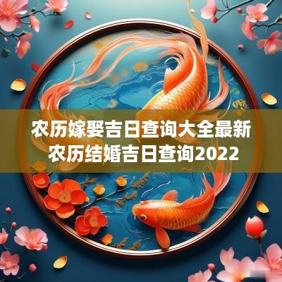 农历嫁娶吉日查询大全最新 农历结婚吉日查询2025