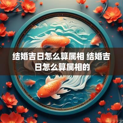 结婚吉日怎么算属相 结婚吉日怎么算属相的