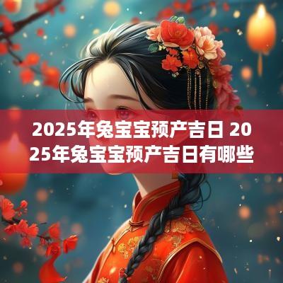 2025年兔宝宝预产吉日 2025年兔宝宝预产吉日有哪些