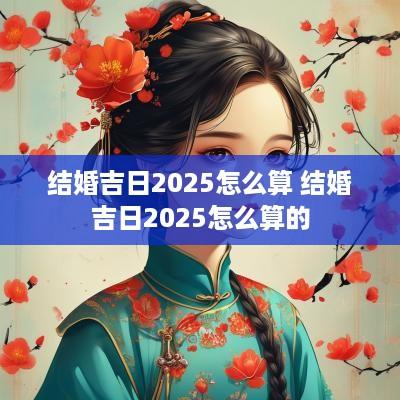 结婚吉日2025怎么算 结婚吉日2025怎么算的