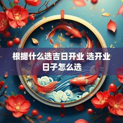 根据什么选吉日开业 选开业日子怎么选