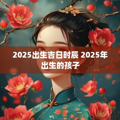 2025出生吉日时辰 2025年出生的孩子