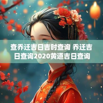 查乔迁吉日吉时查询 乔迁吉日查询2025黄道吉日查询