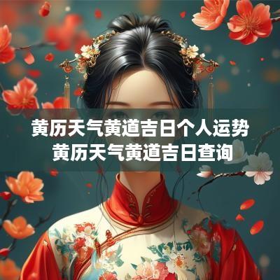 黄历天气黄道吉日个人运势 黄历天气黄道吉日查询