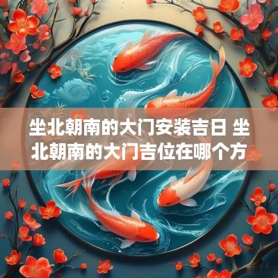 坐北朝南的大门安装吉日 坐北朝南的大门吉位在哪个方向房子最佳布局图解