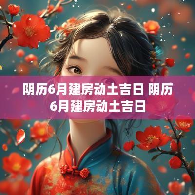 阴历6月建房动土吉日 阴历6月建房动土吉日