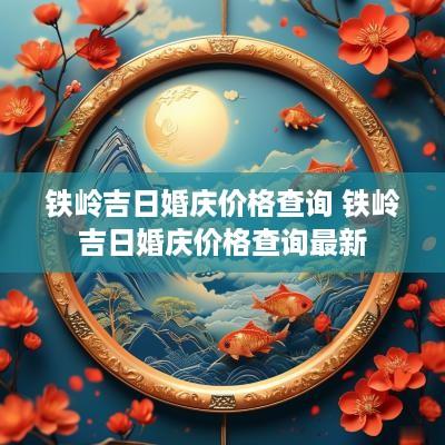 铁岭吉日婚庆价格查询 铁岭吉日婚庆价格查询最新