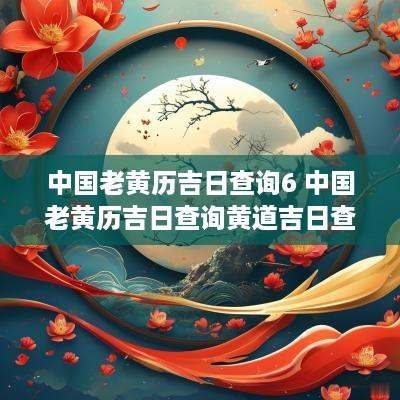 中国老黄历吉日查询6 中国老黄历吉日查询黄道吉日查询