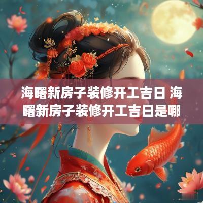 海曙新房子装修开工吉日 海曙新房子装修开工吉日是哪天