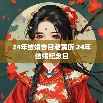 24年结婚吉日老黄历 24年结婚纪念日