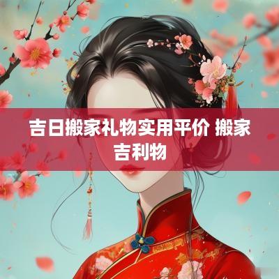 吉日搬家礼物实用平价 搬家吉利物