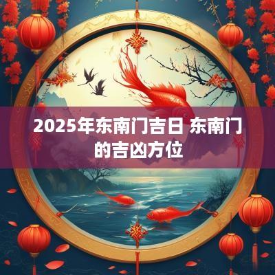 2025年东南门吉日 东南门的吉凶方位
