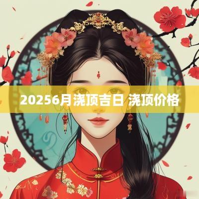20256月浇顶吉日 浇顶价格