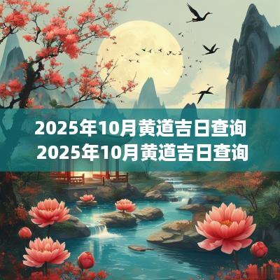 2025年10月黄道吉日查询 2025年10月黄道吉日查询一览表