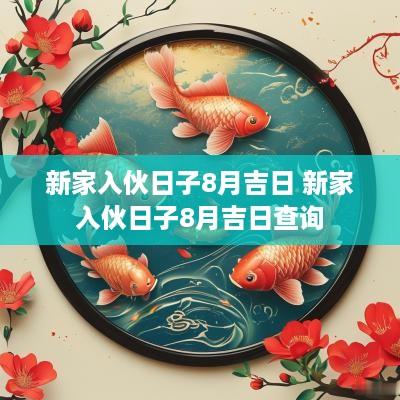 新家入伙日子8月吉日 新家入伙日子8月吉日查询